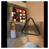 Billiard Pool Balls Set with Rack