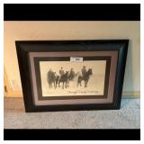 Framed 'Durango Cowboy Gathering' Print