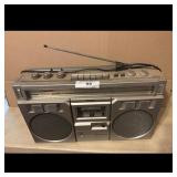 Hitachi Stereo Boombox Cassette Player Radio AM/FM