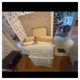 Vintage Ceramic Baking Dishes and Dresser Set