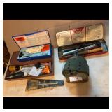 Vintage Gun Cleaning Kits and Canteen