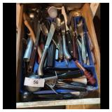 Lot 56 Assorted Kitchen Utensils and Tools