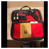 Crosman Mark II Pellgun Target Pistol Kit with Cas