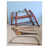 Vintage Hand Saws and Buck Saws