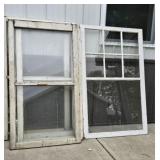 Several Wood Frame Window Panes