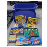Lot of 7 Board Games & Puzzles - Disney Scene It,