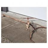 Single Pole Shaft w/double single trees
