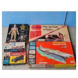 Vintage Toy Lot: Visible Man, Tru-Action Baseball