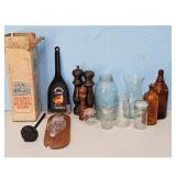 Glass Bottles, Jars, /Weathervane