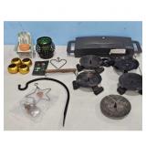 Aurora Paper Shredder and Candle Holders Lot