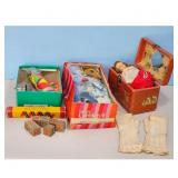 Toy Lot: Tonette Flute, Blocks, Kaleidoscope