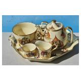Royal Winton China Tea Set Tray, Teapot, Cup, Sauc