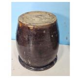 Stoneware Crock Jug and Blue Speckled Crock w/lid
