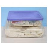 Vintage Linens Lot - Handkerchiefs, Lace, GARMENTS