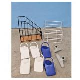 Office Desk Organizer Set - Magazine File Holder,