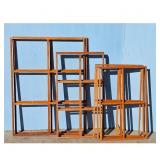 Set of 3 Sizes of Wooden Window Mullions