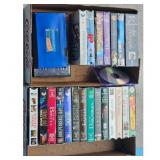 Large Lot of VHS Tapes & 1 CD - Movies & Music