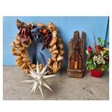 Decorative Wreath, Church Wall Art, and Floral Arr