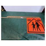 School Cross Walk flag