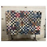 80 X 65 Knotted Patchwork Quilt