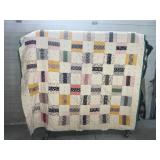 78L X 76 Patchwork Quilt & 70 X 80 Knotted