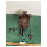 Cuckoo clock - has all working parts