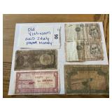 OLD Viet-Nam and Italy money