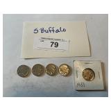 5-Buffalo Nickels