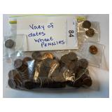 vary of dates wheat pennies