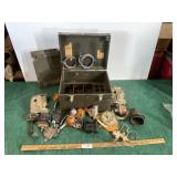Emergency roadside tool box for old cars