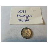 1891 Morgan Dollar