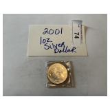 2001- 1 oz Silver Dollar
