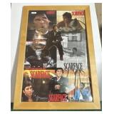 Scarface framed poster 52T X 37W