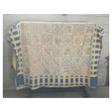 75 X 74 Springtime pattern Quilt
