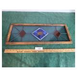 Stain Glass Window hanger 24L X 9.5 H