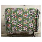 80 X 72 Patchwork Honey Comb Quilt