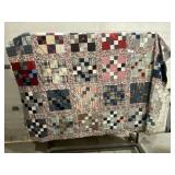 75 X 76 Knotted Patchwork Quilt