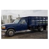 1997 Ford F350 Stake Bed Truck w/12