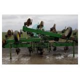 JD Tool Bar w/ fold up Fertilizer Applicator