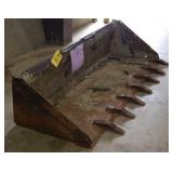 APPROX 72" SKID STEER BUCKET W/TEETH