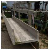 CONCRETE FEED BUNK APPROX 15
