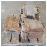 10 WHITE TRACTOR SUIT CASE WEIGHTS