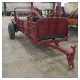 PULL TYPE MANURE SPREADURE GROUND DRIVEN