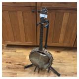 Vintage Banjo on Stand