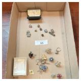 Assorted Vintage Brooches and Jewelry Lot