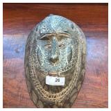 Vintage African Tribal Mask Wall Decor