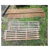 Wooden Pallet Slats - Set of 2