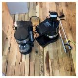 Black Coffee Maker and Food Processor
