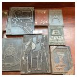 Vintage Printing Blocks Collection - Assorted Desi