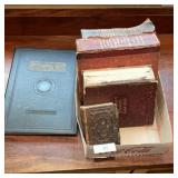 Vintage Atlas of the World and Assorted Books Lot